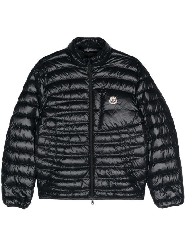 browns Moncler Black Leveche Quilted Jacket | Browns Down Jackets