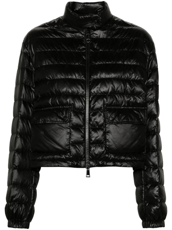 browns Moncler Black Moreland Ripstop Puffer Jacket | Browns Down Jackets