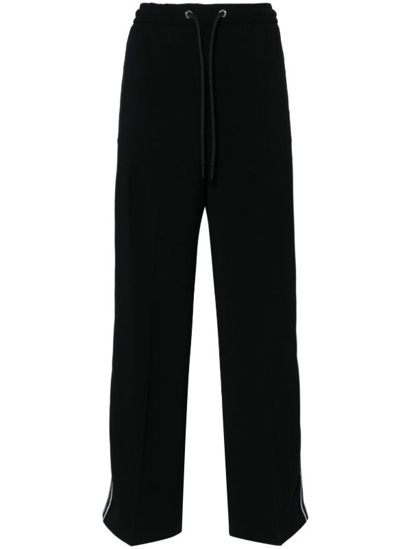 browns Moncler Black Straight-Leg Track Pants | Browns Regular-Fit & Straight Leg Pants