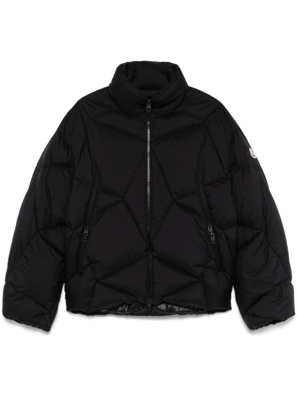 browns Moncler Black Vardar Jacket | Browns Down Jackets