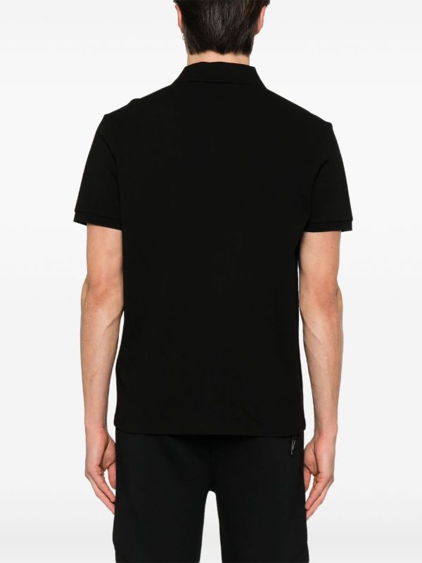Browns Moncler Black Year Of The Snake Polo Shirt | Browns Polo Shirts
