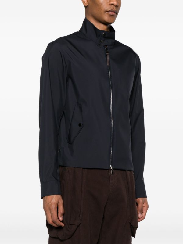 Browns Moncler Blue Chaberton Logo-Patch Jacket | Browns Lightweight Jackets