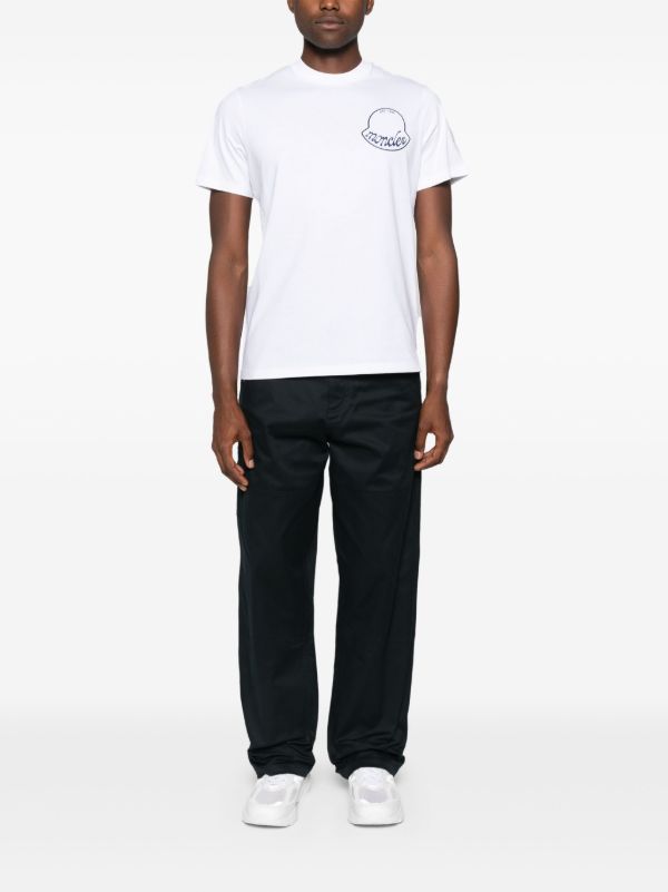 Browns Moncler Crest Logo-print T-shirt | Browns T-Shirts