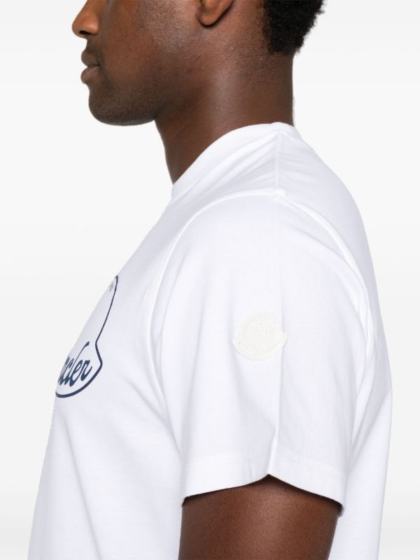 Browns Moncler Crest Logo-print T-shirt | Browns T-Shirts