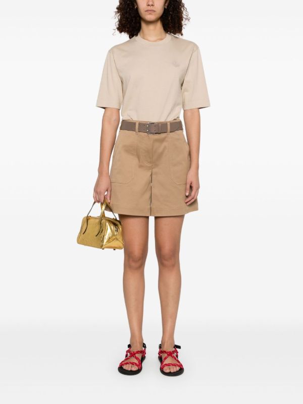 Browns Moncler Gabardine-Weave Bermuda Shorts | Browns Short & Mini Shorts