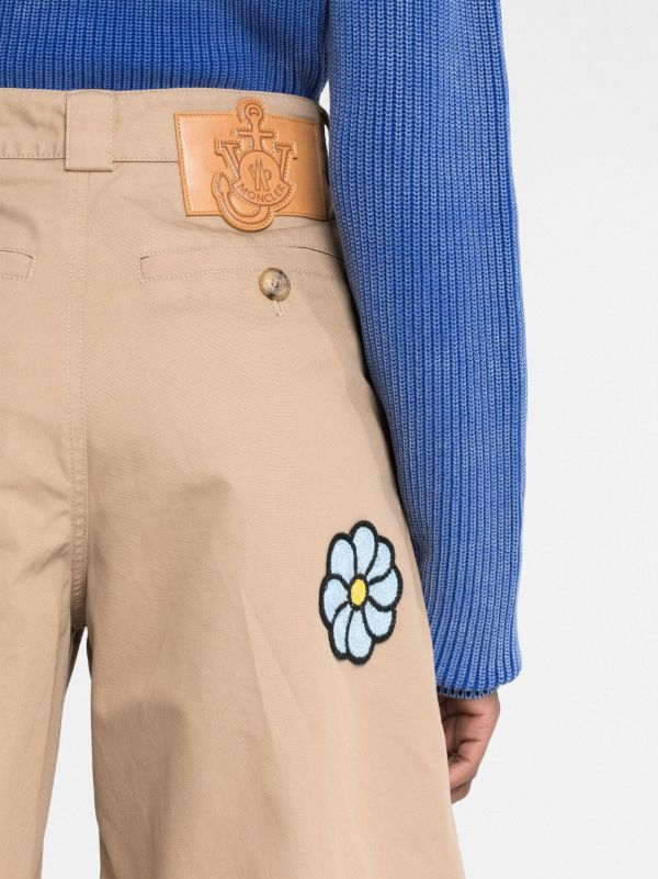 Browns Moncler Genius X JW Anderson Neutral Bermuda Shorts | Browns Knee-Length Shorts