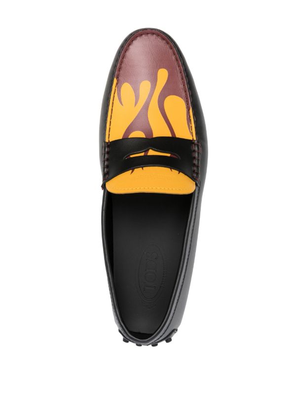 Browns Moncler Genius X Palm Angels Black Gommino Loafers | Browns Loafers