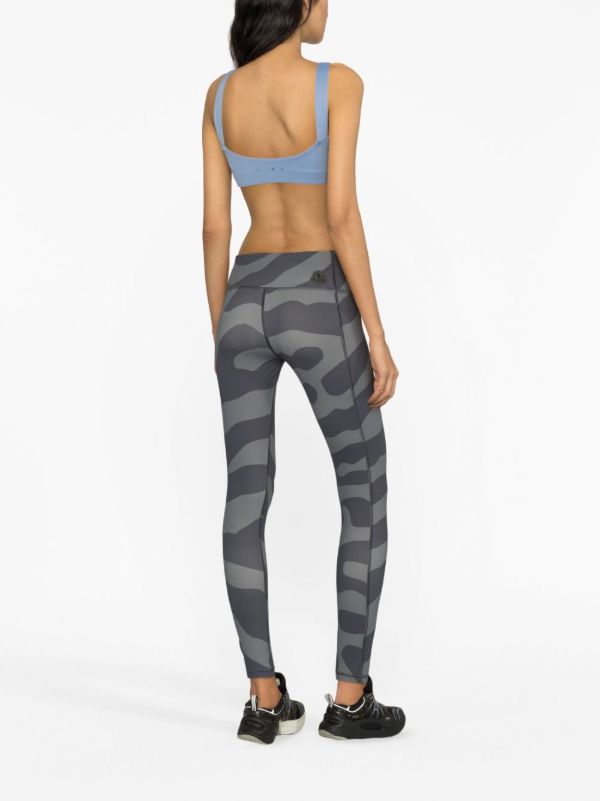 Browns Moncler Genius X Salehe Bembury Grey Printed Leggings | Browns Performance Leggings