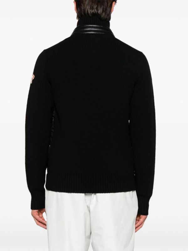 Browns Moncler Grenoble Black Padded Jacket | Browns Ski Jackets