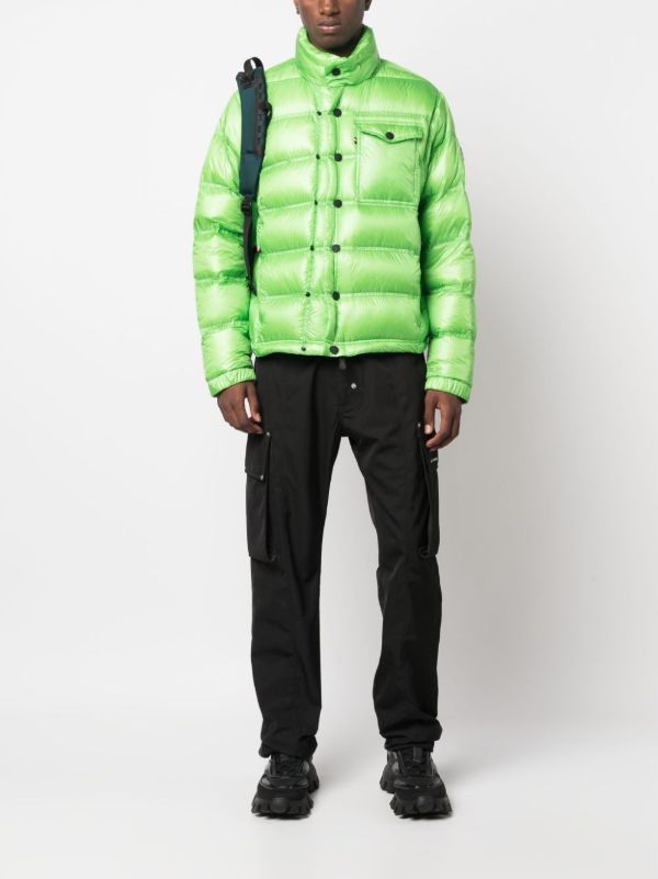 Browns Moncler Grenoble Green Anras Padded Down Jacket | Browns Down Jackets