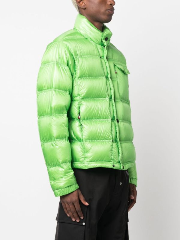 Browns Moncler Grenoble Green Anras Padded Down Jacket | Browns Down Jackets