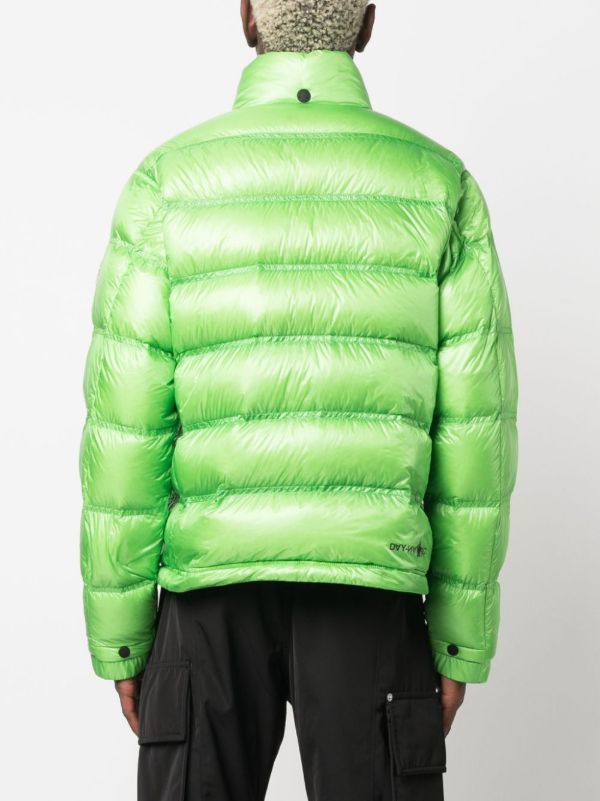 Browns Moncler Grenoble Green Anras Padded Down Jacket | Browns Down Jackets