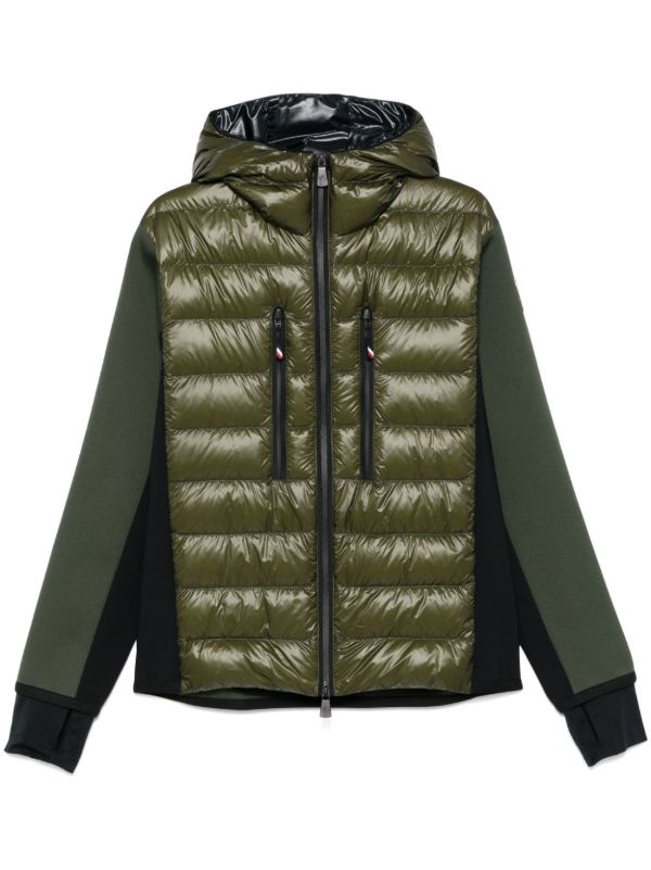 browns Moncler Grenoble Green Padded Jacket | Browns Ski Jackets