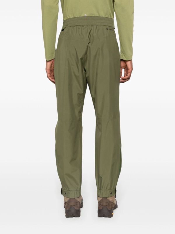 Browns Moncler Grenoble Green Waterproof Tapered Trousers | Browns Performance Track Pants