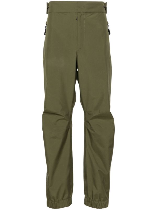 browns Moncler Grenoble Green Waterproof Tapered Trousers | Browns Performance Track Pants