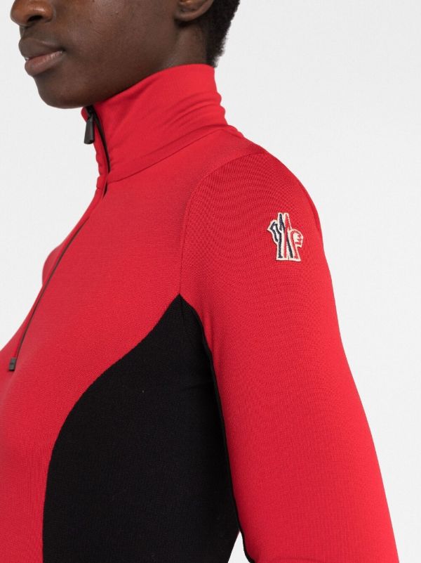 Browns Moncler Grenoble Logo-patch High-neck Top | Browns Base Layers