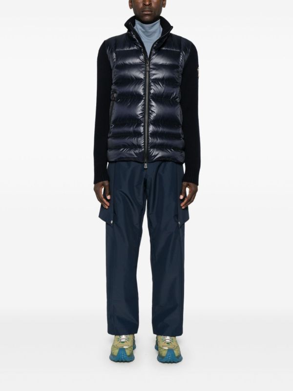 Browns Moncler Grenoble Padded Zip-Up Cardigan | Browns Cardigans