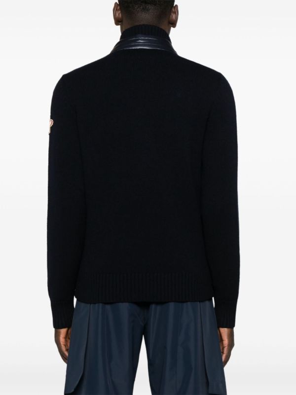 Browns Moncler Grenoble Padded Zip-Up Cardigan | Browns Cardigans