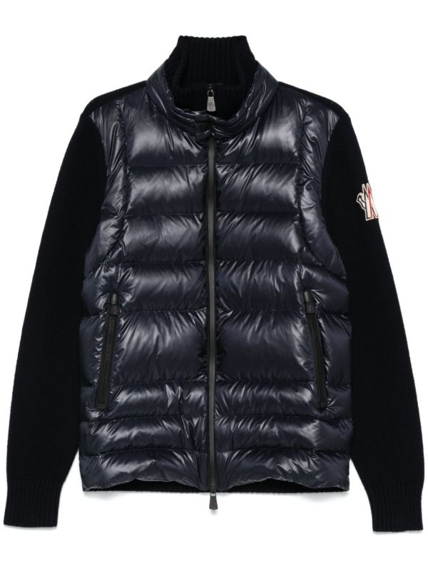 browns Moncler Grenoble Padded Zip-Up Cardigan | Browns Cardigans