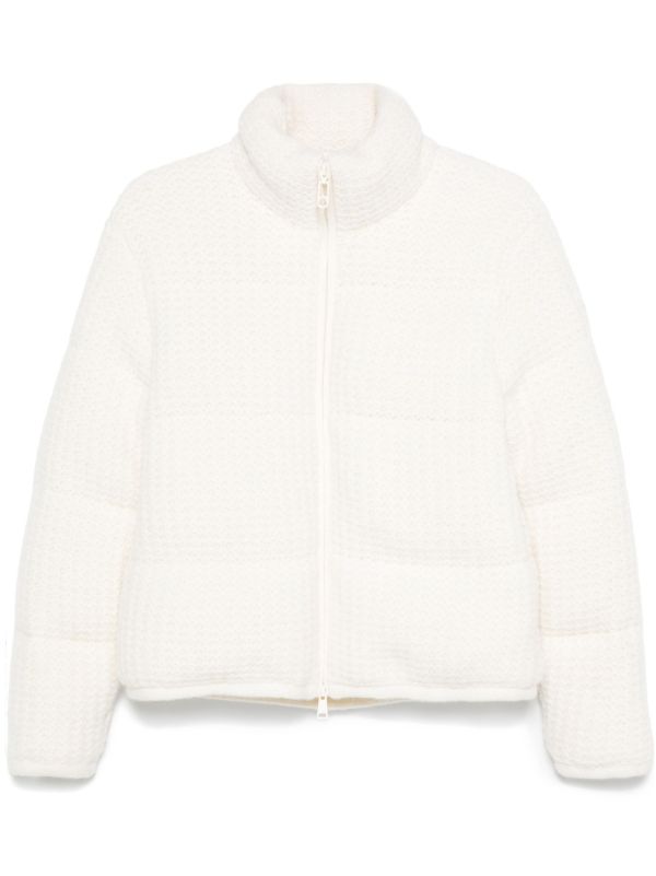 browns Moncler knitted puffer jacket | Browns Down Jackets