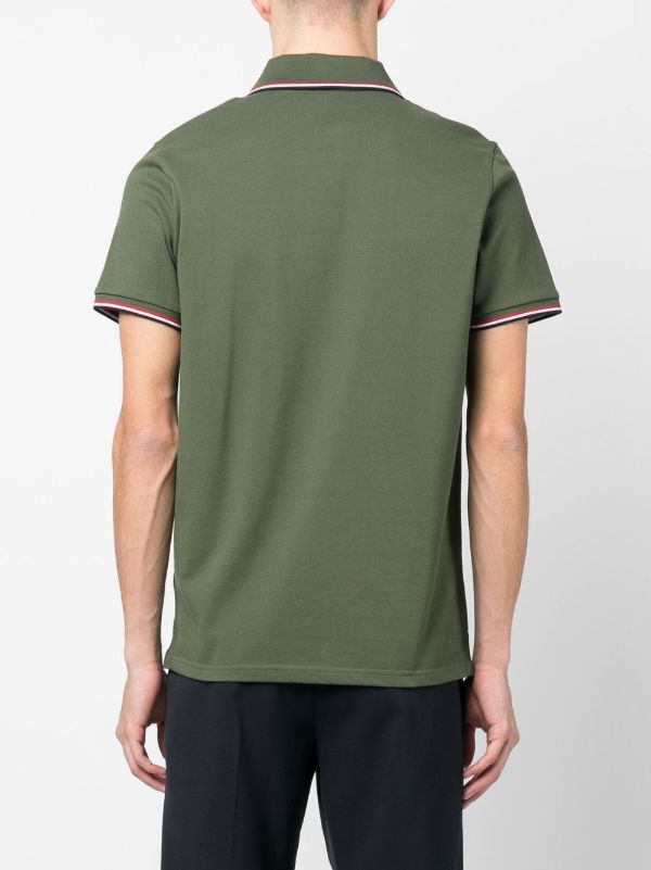 Browns Moncler Logo-Patch Polo Shirt | Browns Polo Shirts