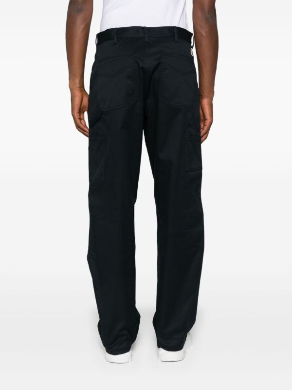 Browns Moncler Logo-patch Trousers | Browns Regular-Fit & Straight Leg Pants