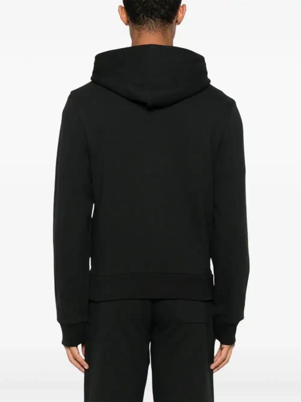 Browns Moncler Logo-patch Zip-up Hoodie | Browns Hoodies