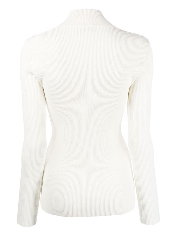 Browns Moncler Neutral Ribbed Sweatshirt | Browns Performance Sweatshirts & Hoodies