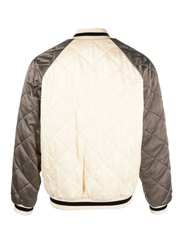 Browns Moncler X Palm Angels Neutral Gosper Quilted Bomber Jacket