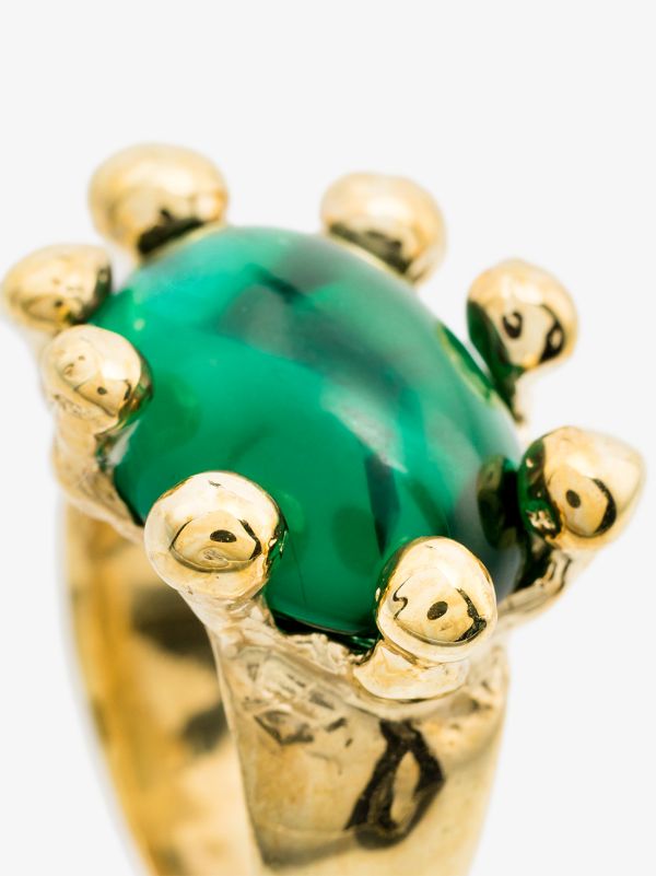 Browns Mondo Mondo Gold Tone Diva Ring | Browns Rings
