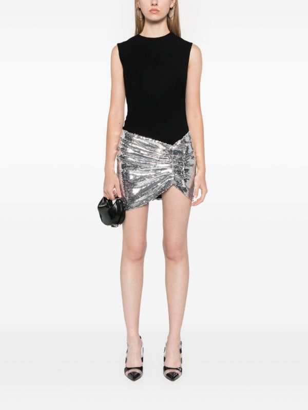 Browns Mônot Draped Minidress | Browns Cocktail & Party Dresses