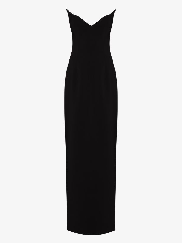 browns Mônot plunging neckline gown | Browns Evening Dresses