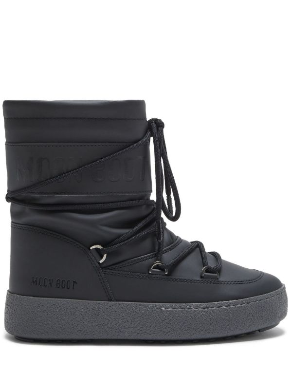 browns Moon Boot Black MTrack Tube Rubber Boots | Browns Boots