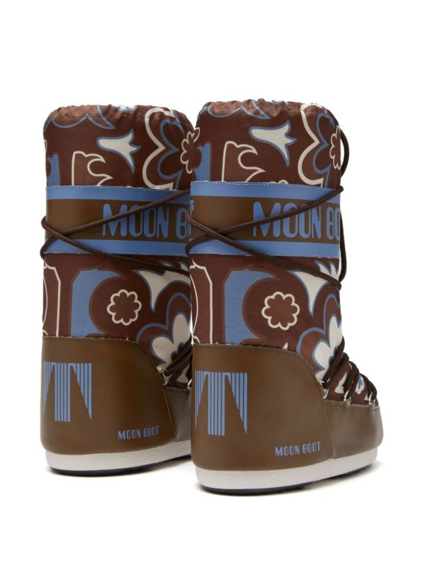 Browns Moon Boot Icon Floral-print Boots | Browns Boots