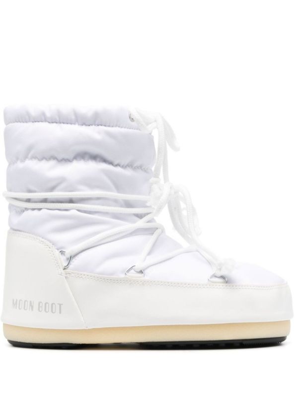 browns Moon Boot white Icon Light Low nylon boots | Browns Ski Footwear