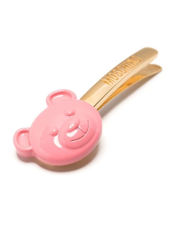 Browns Moschino Gold-tone Teddy Bear Brooch | Browns Brooches & Pins