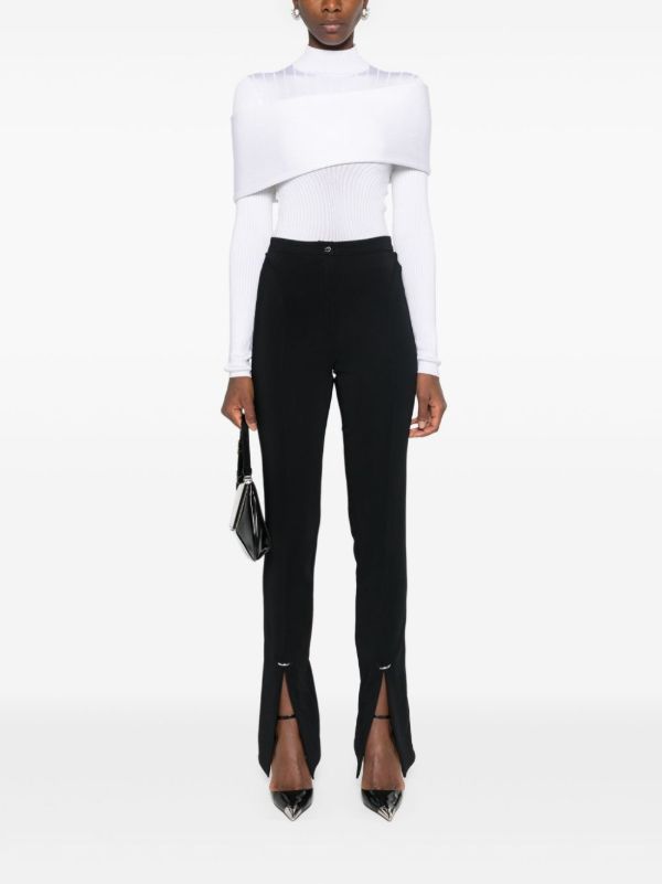 Browns Mugler Knitted Layered Sweater | Browns Knitted Sweaters