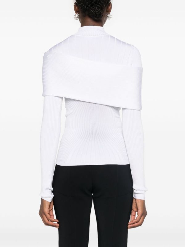 Browns Mugler Knitted Layered Sweater | Browns Knitted Sweaters