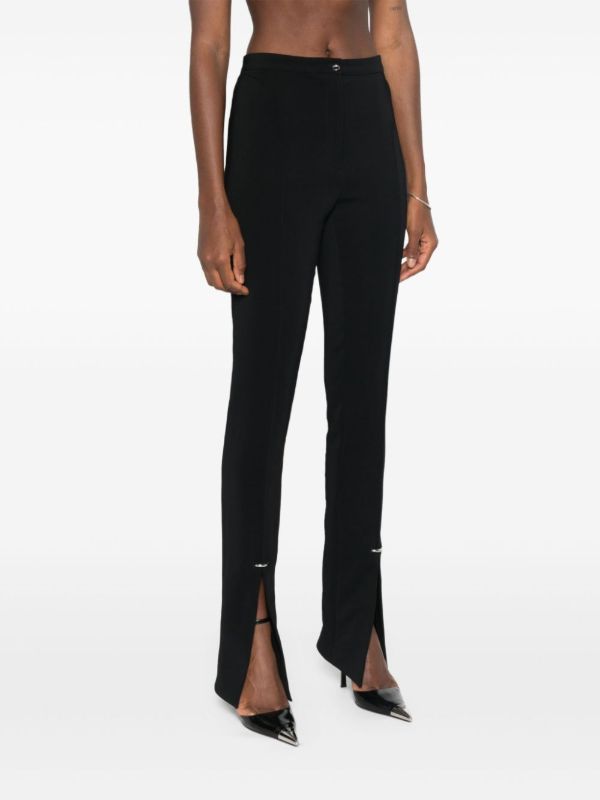 Browns Mugler Pierced Skinny Trousers | Browns Skinny Pants