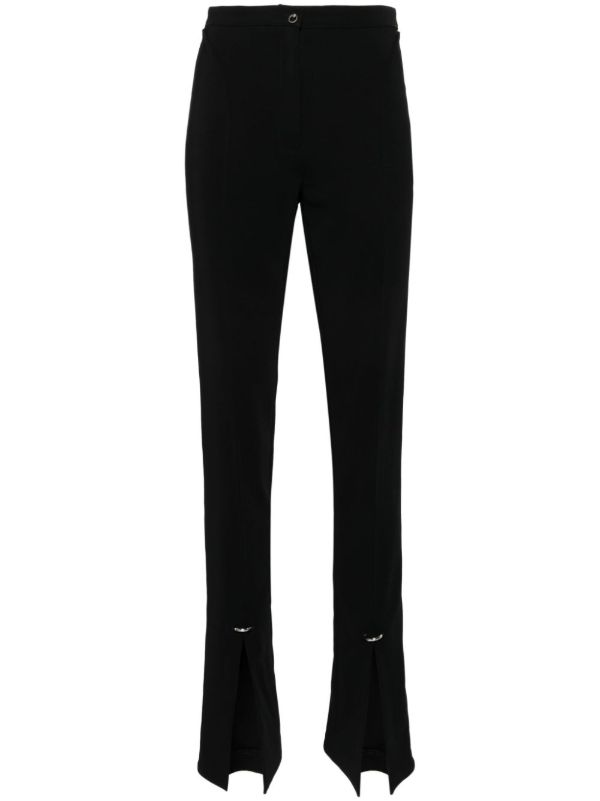 browns Mugler Pierced Skinny Trousers | Browns Skinny Pants