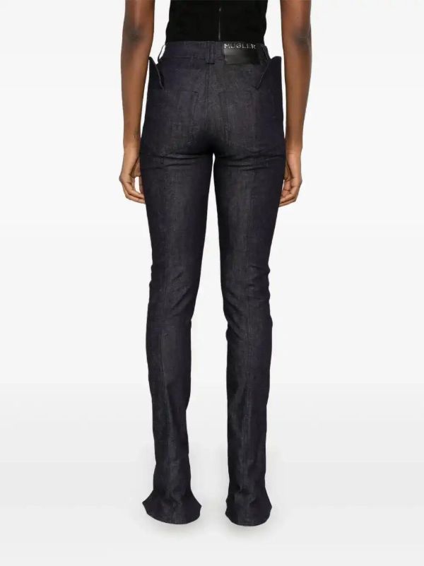Browns Mugler Split-ankles Jeans | Browns Tapered Jeans