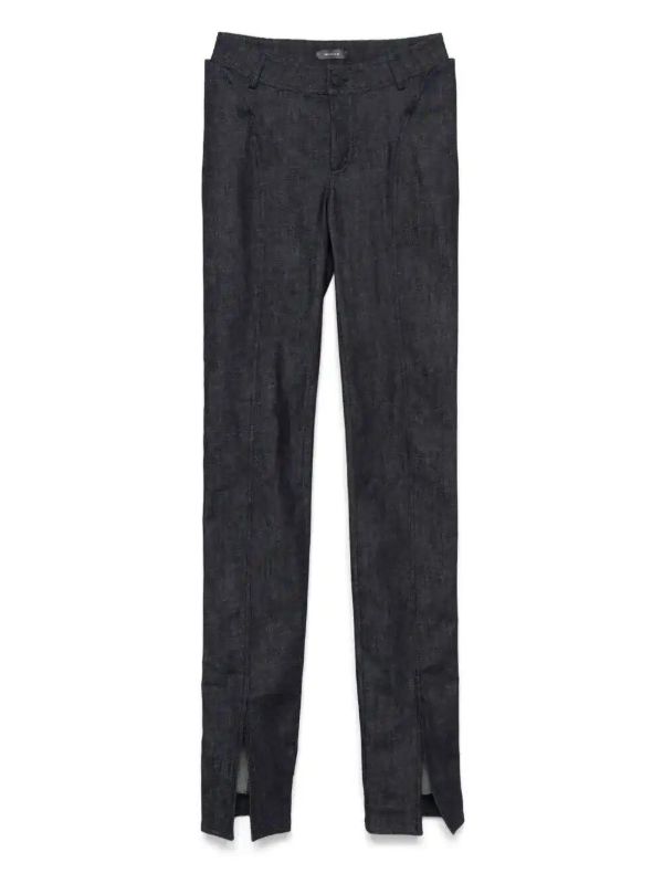 browns Mugler split-ankles jeans | Browns Tapered Jeans
