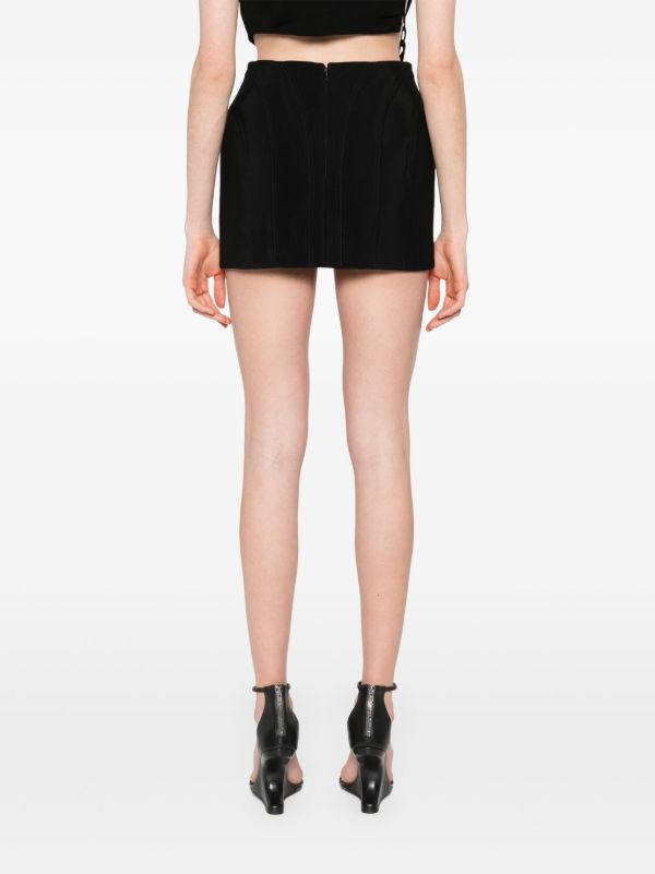 Browns Mugler Tailored Mini Skirt | Browns Fitted Skirts