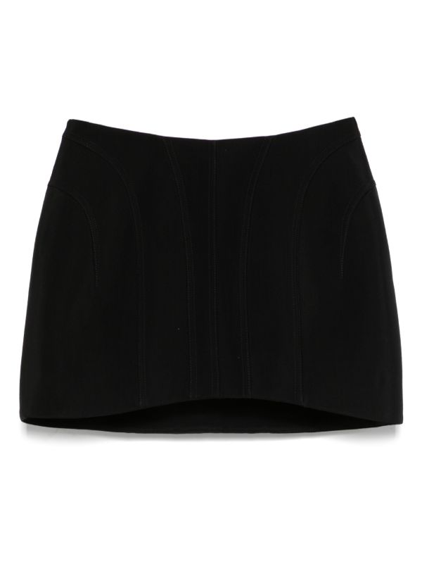 browns Mugler tailored mini skirt | Browns Fitted Skirts