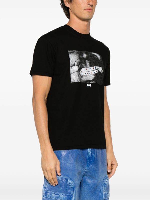 Browns Nahmias Black Grillz Cotton T-shirt | Browns T-Shirts