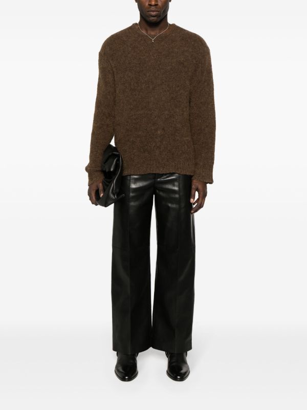 Browns Nanushka Brown Tevin Brushed Jumper | Browns Knitted Sweaters