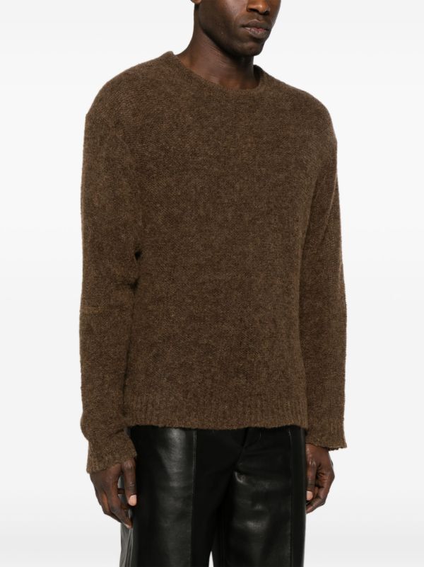Browns Nanushka Brown Tevin Brushed Jumper | Browns Knitted Sweaters