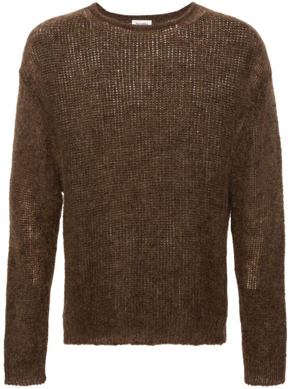 browns Nanushka Brown Tevin Brushed Jumper | Browns Knitted Sweaters