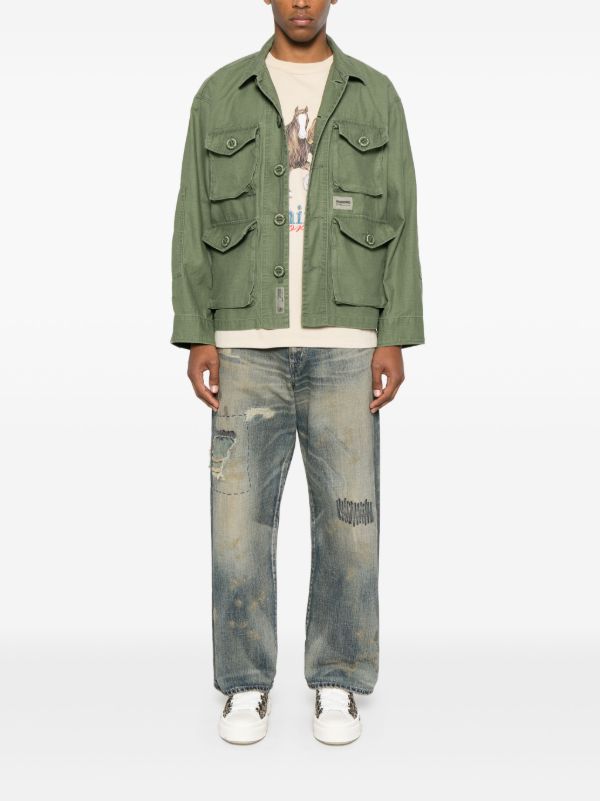 Browns Neighborhood Distressed Jeans | Browns Wide-Leg Jeans