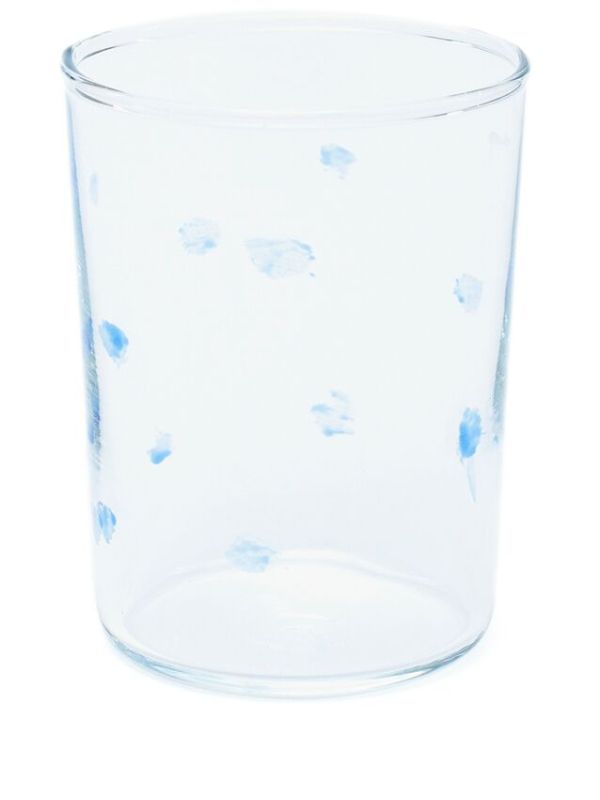 browns NIKO JUNE blue Soft Serve dotted glass set | Browns Glassware